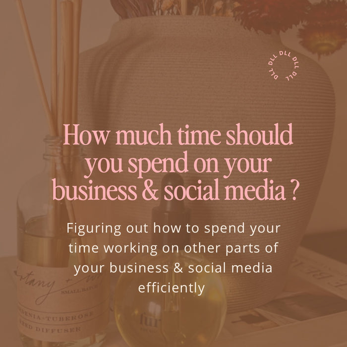 How much time should you spend on your business & social media?