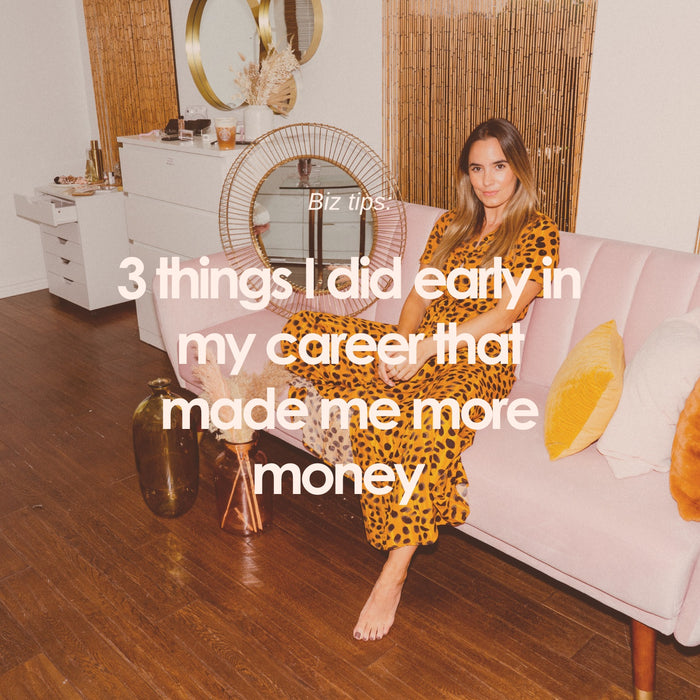 3 things I did early in my career that made me more money