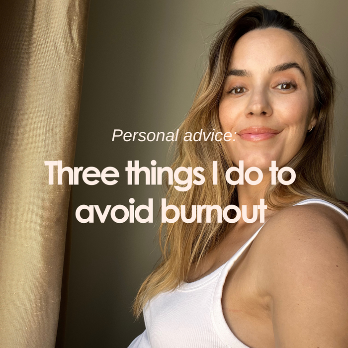 3 Things I Do To Avoid Burnout