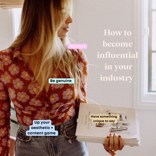 How To Become Influential In Your Industry